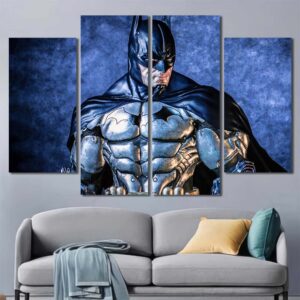 Anime Batman Wall Decor Layout-Four Panels Diamond