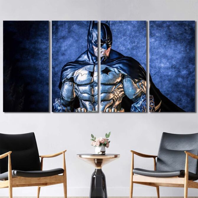 Anime Batman Wall Decor Layout-Four Panels Regular