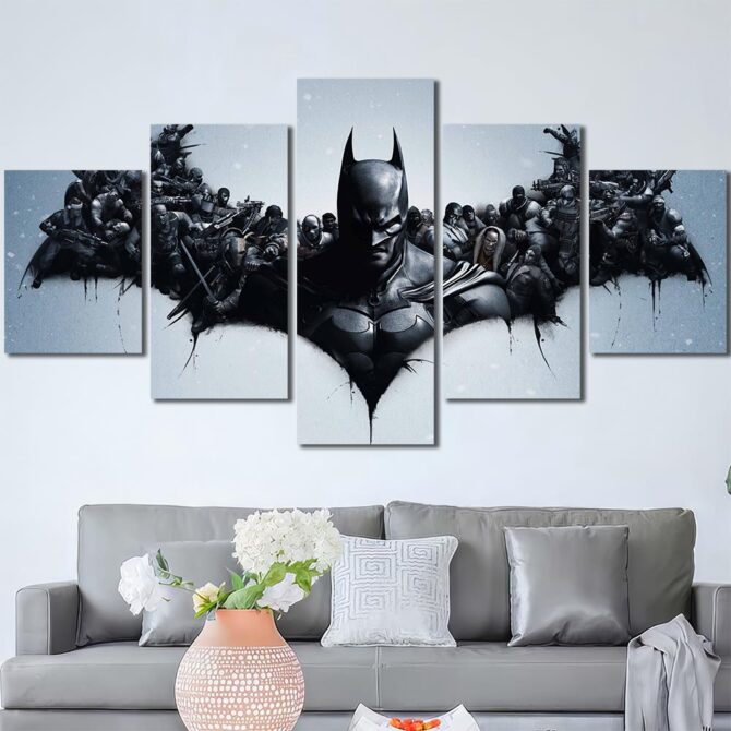 Batman Canvas Picture Layout-Five Panels Diamond