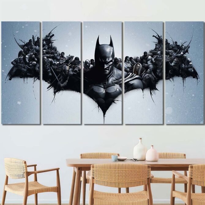 Batman Canvas Picture Layout-Five Panels Regular