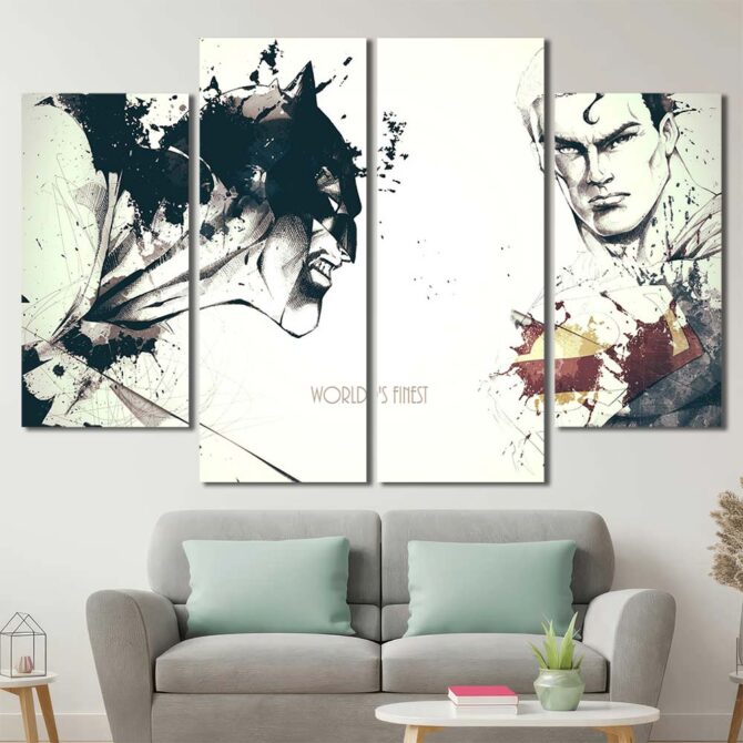 Batman Vs Superman Wall Poster Layout-Four Panels Diamond