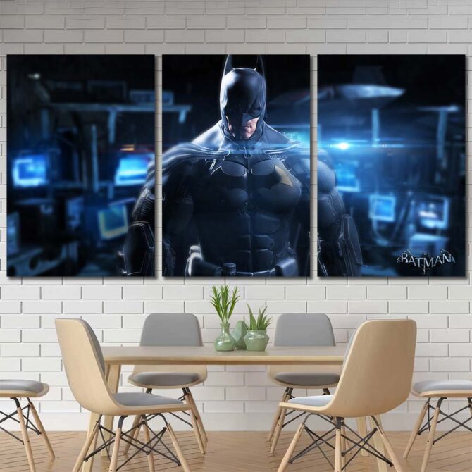 Batman Movie Art Layout-Three Panels Regular