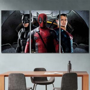 Superheros Artwork Layout-Three Panels Regular