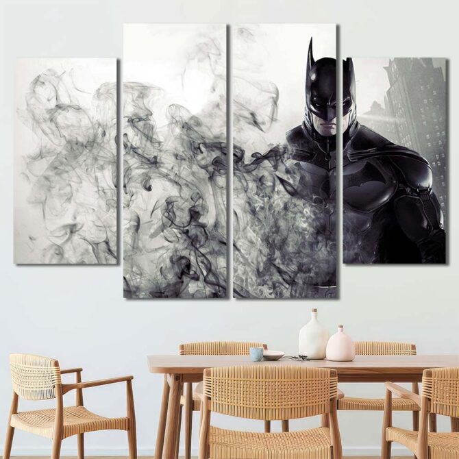 Batman Superhero Art Wall Art Layout-Four Panels Diamond