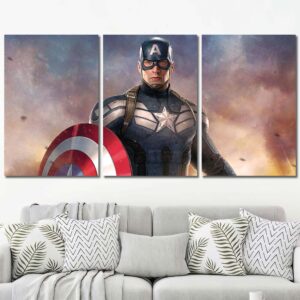 Captain America Movie Poster Layout-Three Panels Regular