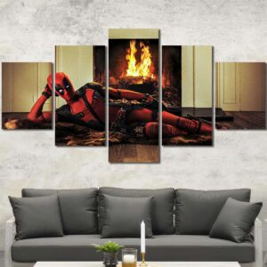 Comic Deadpool Art Prints Layout-Five Panels Diamond