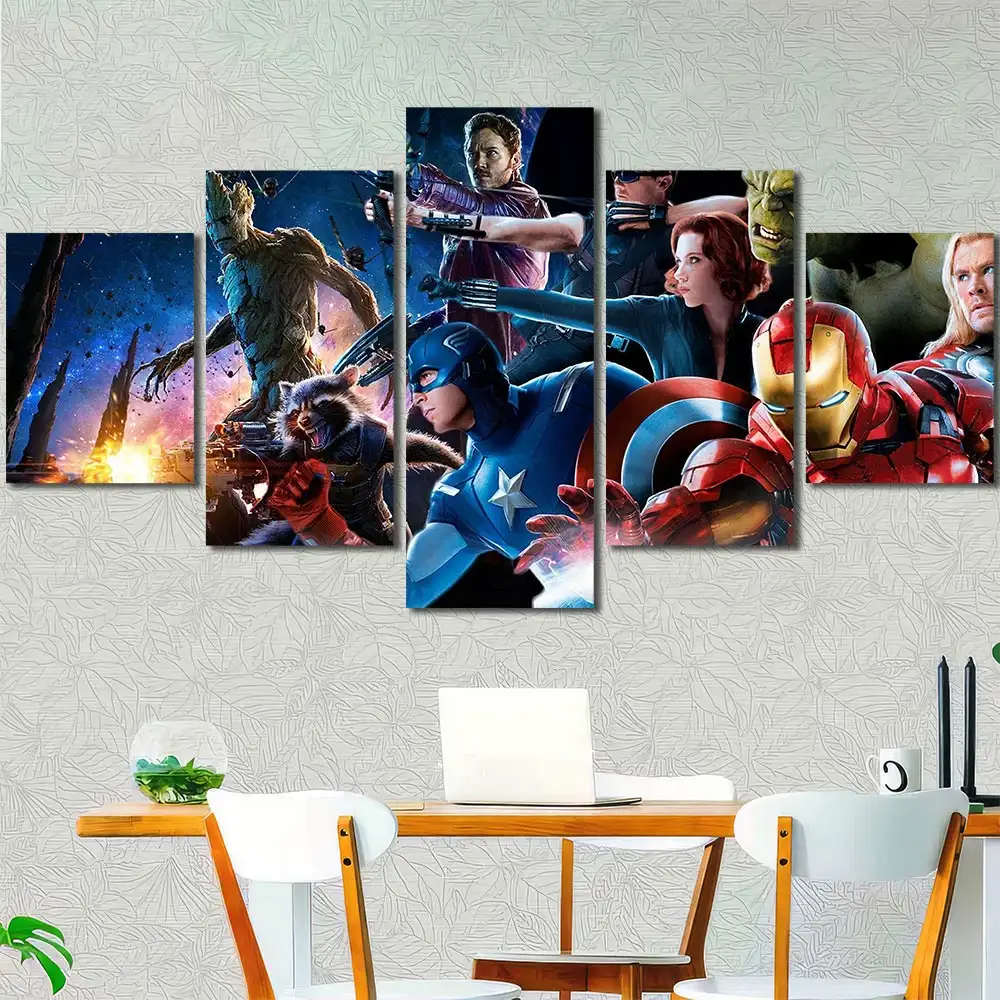 Avengers Action Squad Canvas Wall Art – Premium Collector Print - Image 4