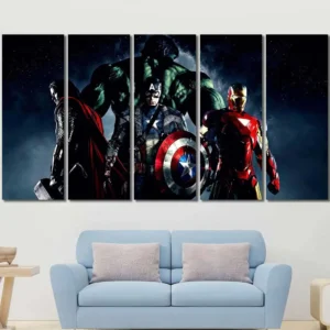 Avengers Dark Avengers Alliance Canvas Wall Art – Premium Collector Print