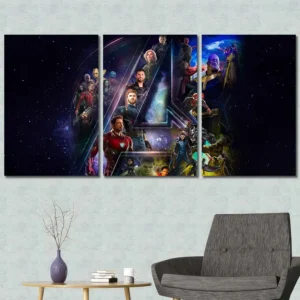 Avengers Endgame Logo Canvas Wall Art – Premium Collector Print