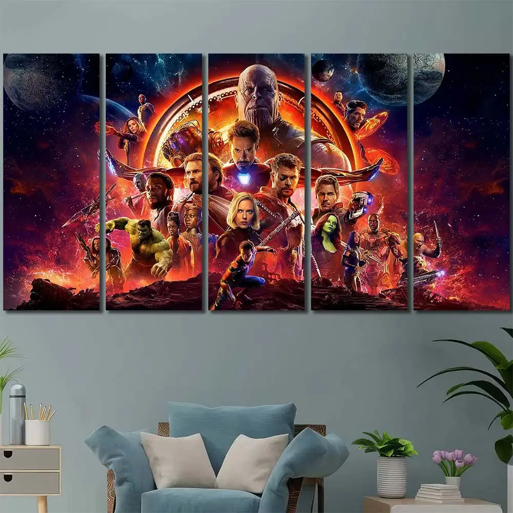 Avengers Infinity Saga Canvas Wall Art – Premium Collector Print - Image 5