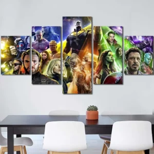 Avengers Infinity Saga Heroes Canvas Wall Art – Premium Collector Print