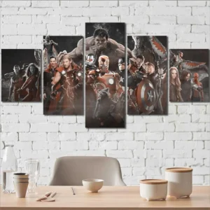 Avengers Legacy Heroes Canvas Wall Art – Premium Collector Print