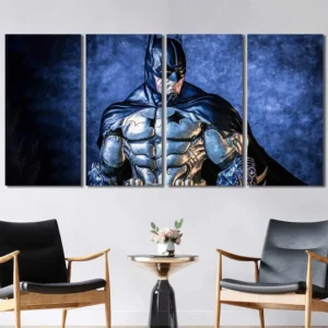 Batman Classic Batman Portrait Canvas Wall Art – Premium Collector Print