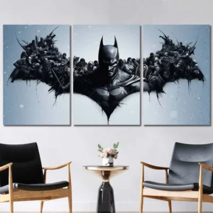 Batman Dark Wings Canvas Wall Art – Premium Collector Print