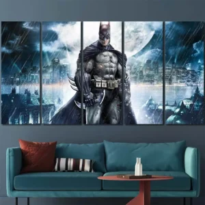 Batman Gotham Knight Canvas Wall Art – Premium Collector Print