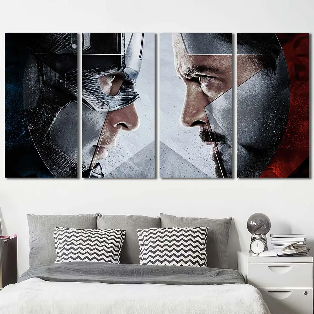Civil War Captain America Civil Canvas Wall Art – Premium Collector Print - Image 4