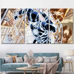 Flash The Flash Comic Canvas Wall Art – Premium Collector Print