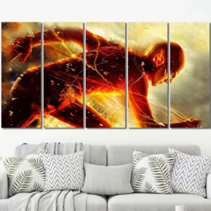 Flash The Flash Inferno Canvas Wall Art – Premium Collector Print