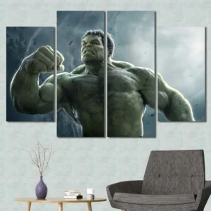 Hulk Gamma Power Canvas Wall Art – Premium Collector Print