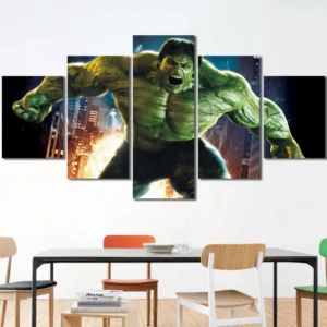 Hulk Night Fury Canvas Wall Art – Premium Collector Print