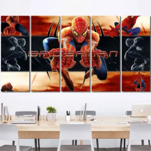 Spider-Man Classic Spider-Man Movie Canvas Wall Art – Collector Wall Print