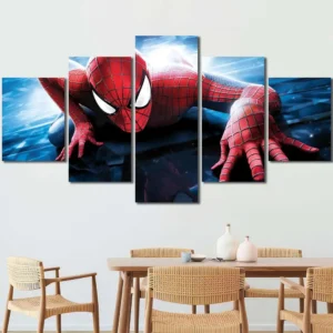 Spider-Man Speed Motion Canvas Wall Art – Premium Collector Print