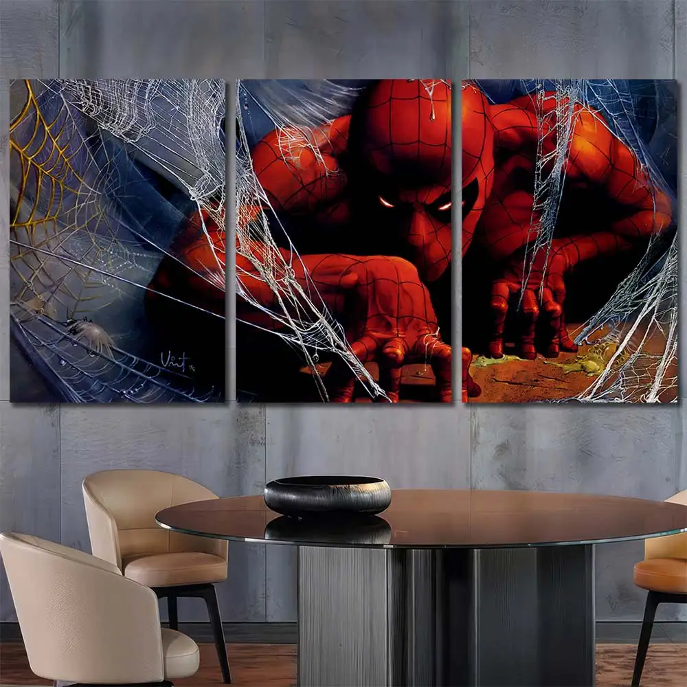 Spider-Man Web Hunter Canvas Wall Art – Premium Collector Print - Image 2